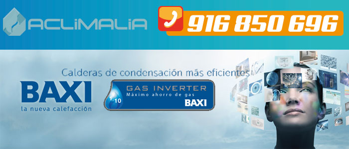 Calderas de condensacion con tecnologia Gas Inverter Baxi