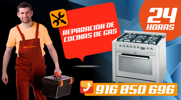 reparación de cocinas de gas en Leganés