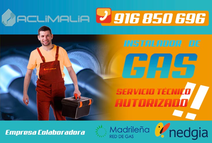 Instalador autorizado de gas natural en Alcorcón