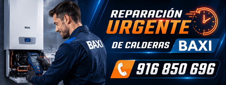 Reparación de calderas Baxi en Leganés